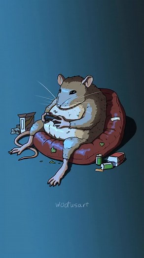 18K views · 1.7K reactions | GamerRat. . What’s he playing? . Speaking of games: Go play WAR RATS: The Rat em Up on Steam. Fully out now in 1.0. 30% off launch sale. 97% positive with almost 200 reviews. Made the whole thing myself minus the music. . How’s that for a squeakin segue?? . Please note: the game is best enjoyed with keyboard and mouse despite this animation  . . . . . . . . #rats #ratart #gamer #gaming #indiegamer #ratstagram | wootusart | Facebook