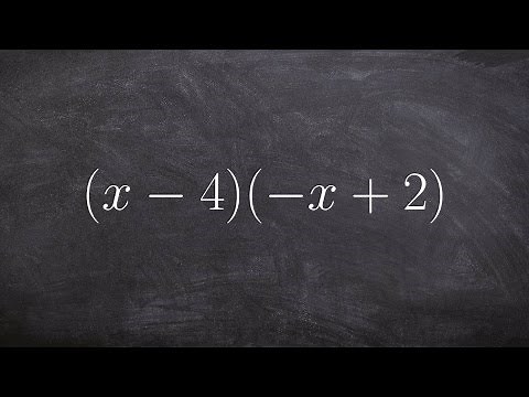 Multiplying Two Binomials - Math Tutorial
