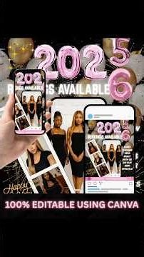 creating a hair booking flyer using canva #DreamTrackAI Love and new year and celebration #shorts