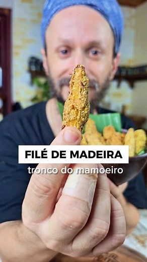 Fernando Jardim - Royal Chef on Instagram: "Filé de Madeira [ Receita com o caule do mamoeiro ] Uma receita como esta pode parecer difícil? No meu livro digital você tem receitas práticas e saudáveis, com dicas e técnicas exclusivas. São receitas exclusivas e autorais, testadas e não copiadas de internet ou outros livros. Comenta Vou comprar que envio o link para você adquirir meu e-book. #pancs #plantas #organico #receitassaudaveis #receitavegetariana #veganbrasil #veganportugal"