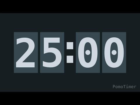 25 Minute Timer ⏰ | Soft Alarm at the End
