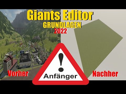 LS22 Giants Editor Grundlagen | Erste Leere-Map erstellen