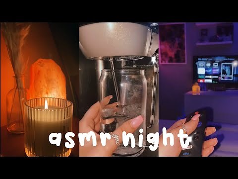 asmr night routine tiktoks to watch before bed