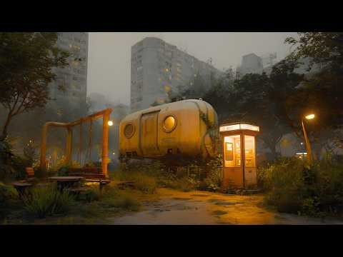 A Dystopian Showa Retrofuturism City in Japan in a Parallel Timeline (4K)