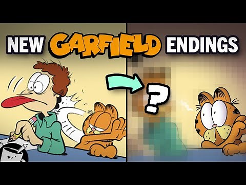 Drawing New Endings to Garfield Comics