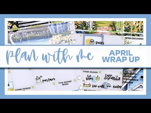 Plan With Me // April Wrap Up ft. Planner Pixie Co