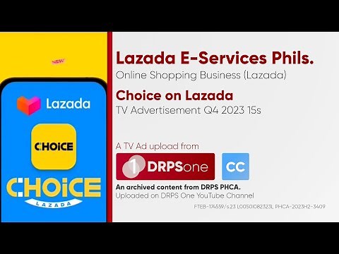 Choice on Lazada TV Ad Q4 2023 15s (Philippines) [CC]