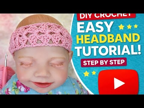 Crochet Headband Tutorial Easy Mile-a-Minute Stitch @TorreyaTreasures 