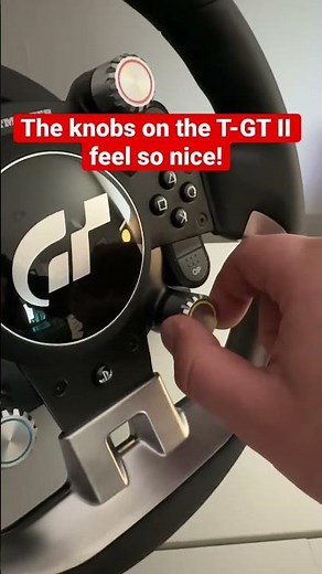 These knobs are so satisfying to use on the Thrustmaster T-GT II Wheel