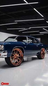Deep Blue Legend 💎 1971 Chevy Impala Donk – Street King Certified Beast 💪 #DonkNation