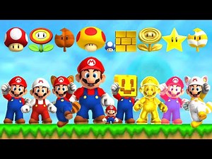 New Super Mario Bros 2 HD - All Power-Ups