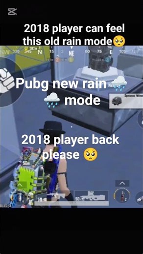 2018 pubg rain mode is back old player memories #pubgmobile #pubgnewmode #pubgtrend