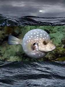 white Spotted Puffer Fish