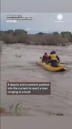 Flood Rescue Mission Caught on Camera in Utah