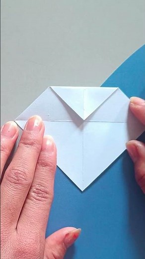 Fold a Heart in Minutes! 💖 Easy Origami Tutorial