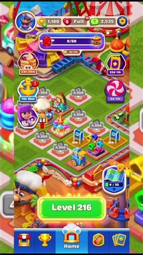 Kitchen Masters-Gameplay Walkthrough Part 37-7.FUNFAIR-LEVEL 216-220