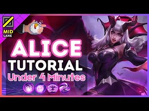 4-Minute Alice Tutorial in the Mid Lane || (MLBB S37) 2025