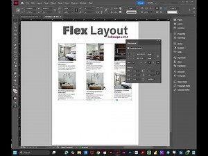 Flex Layout in InDesign v 21.1 #designer #shorts #indesigntutorial