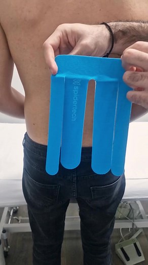 2M views · 4.1K reactions | Targeted pain relief! Kinesiology tape works wonders in alleviating discomfort by reducing pressure on pain receptors. | Spidertech | Facebook