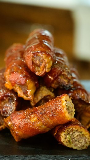 Bbq Shotgun shells Recipe Smoke - 300F 1 Hr then Add Bbq and smoke for another 10 Minutes *Recommend to par cook Pasta for 2-3 Minutes then let chill. Refrigerate stuffed pasta for at least 5 hours-Overnight ———— 1 lb Ground Beef (90%/10%) 1 lb Sweet Italian Sausage 8 Oz Cream Cheese 1/3 Cup Red Onions (Diced) 2 Jalapeños(Diced) 8 Oz Colby Jack Cheese 1 Tbsp Dano’s Spicy 1 Tbsp Dano’s Original 16 Oz (2Pkg) Manicotti Pasta 3Pkg Bacon Add your Favorite Barbecue Sauce ————- #flavorthemoment & #dano