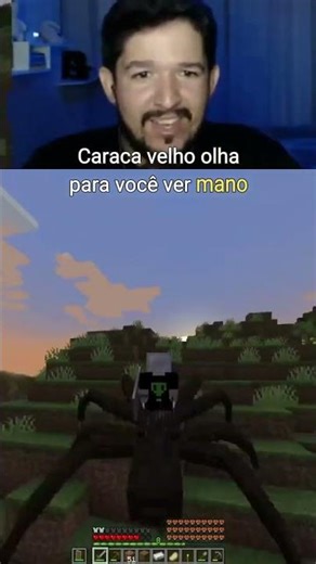 Aranha Gigante do Minecraft Amiga ou Inimiga #minecraft