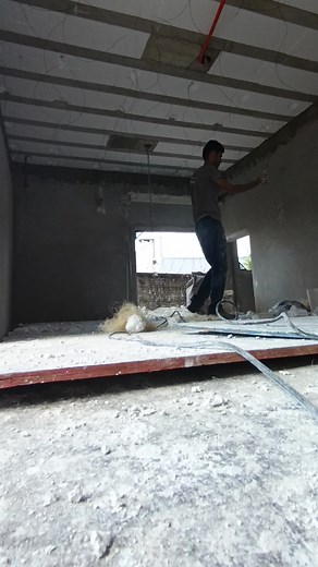 instalação de forro de gesso #gesso #construction #work