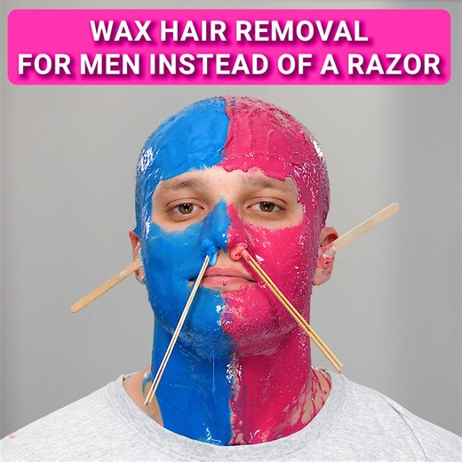 4.8M views · 10K reactions | Wax hair removal for men instead of a razor | Fabiosa Better World | Facebook