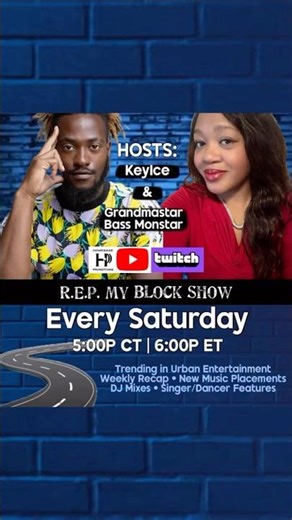 R.E.P. My Block Show LIVE Every Saturday 5p CST | 6p EST. Tune In! #repmyblockshow #homebasepromo