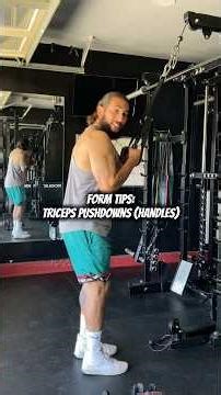 Form Tips: Triceps Pushdowns 🏆