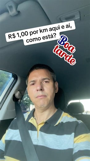 R$ 1,00 por km aqui e aí, como está?