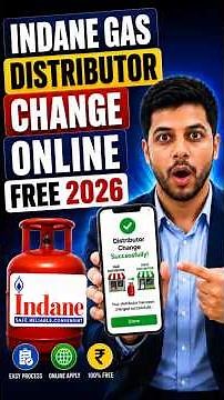 Indane Gas Distributor Change Online Free 2026 #shorts