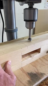 Drilling draw bore pegs with King Canada Hollow Chisel Mortiser The Dusty Lumber Co. For more information, please visit the product page at (model number MA-1075ST): https://www.kingcanada.com/en/products/woodworking/mortisers-hollow-chisel/ma-1075st-1-hollow-chisel-mortiser-with-tilting-head #mortiseandtenon #handmade #reclaimedwood #tools #tool #joinery #rustic #woodworking #woodworkforall #woodwork #dowoodworking #renovation #remodel #recycledwood #repurposed #bespoke #madera #madeira #holz #