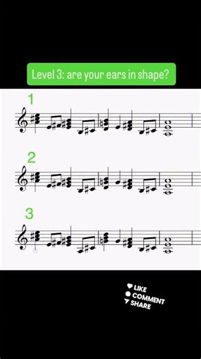 Level 3: are your ears in shape?