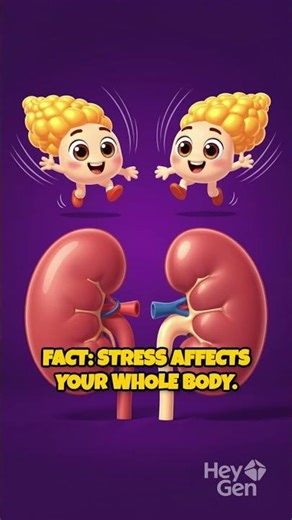 STRESS is just in your head? 🧠( LIES!) #shorts #stressrelief #facts