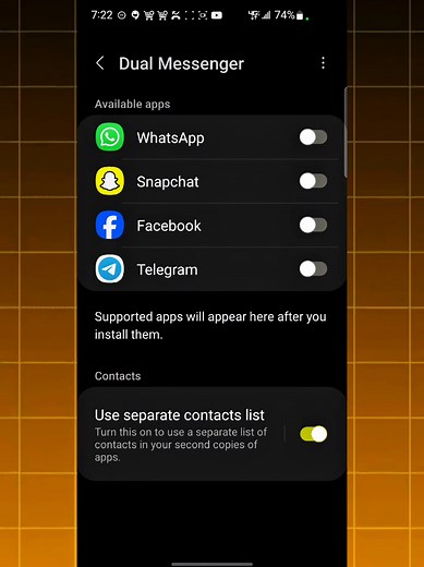 Unlock the Dual Messenger Feature on Samsung Phones