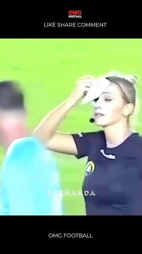 Most Beautiful Female Referee in Football✨