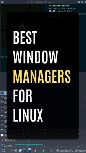 Best Window Managers For Linux #linux #manager