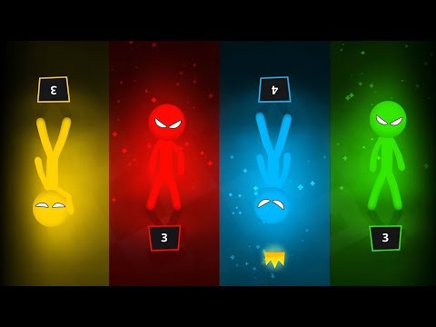 🎮 Stickman Party Tournament Mode 1234 | Random Players Gameplay Walkthrough Part 1