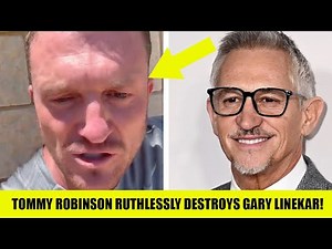 Tommy Robinson RUTHLESSLY DESTROYS Gary Linekar In SCATHING RANT!