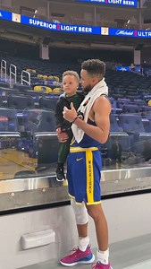 Sign us up for ALL the Steph and Canon content 💙 #JrNBA Stephen Curry Golden State Warriors | Jr. NBA