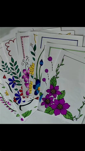 10 Easy border designs