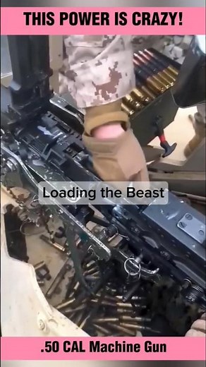 .50 CAL Machine Gun Firing | Heavy Firepower