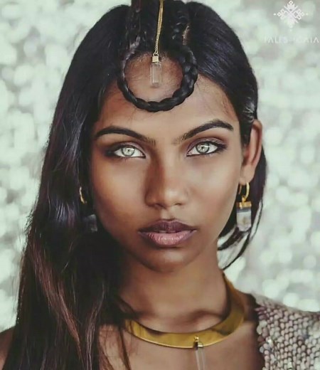 Captivating Green Eyes: The Beauty of Indian Women