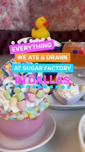 Rainbow Pancakes and Celebrity Hot Spot: Sugar Factory Dallas Review