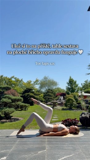 Ulož si tyto cviky pro pevnější břicho 🧡