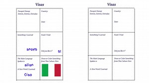 World Cultures Passport Activity * Passport for Kids Instant Download - Etsy