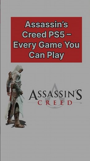 🕵️‍♂️ All Assassin's Creed Games on PS5 | Complete Series Overview