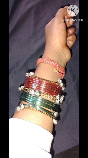 how to main Kashmiri bangles at home #trending #diy #videoviral ‪@homemadeartandcraft859‬
