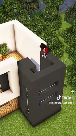 Minecraft Starter Modern House Tutorial