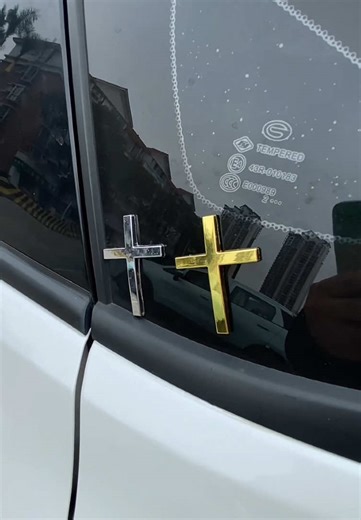 Cool Metal Cross Stickers for Christians